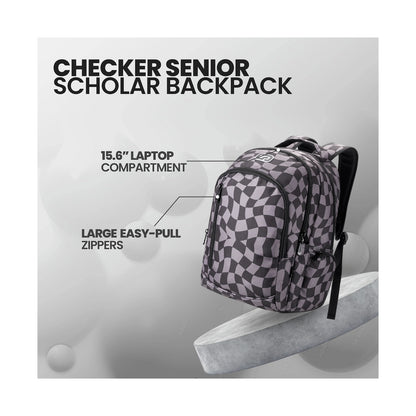 Quest Checker Senior Scholar Backpack Grey