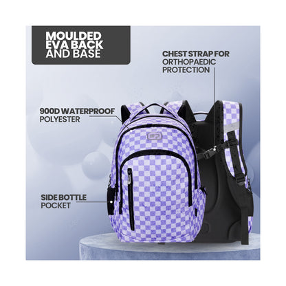 Quest Checker Senior Scholar Backpack Purple