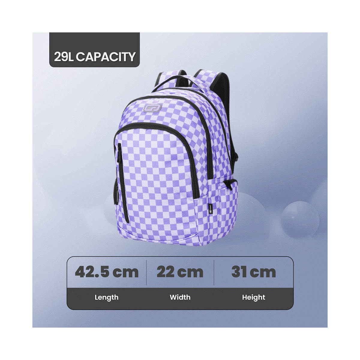 Quest Checker Senior Scholar Backpack Purple