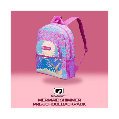 Quest Mermaid Shimmer Pre-School Backpack - Pink