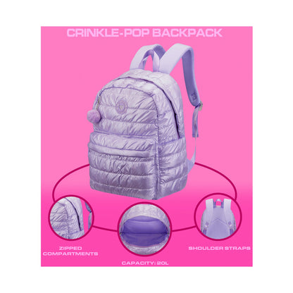 Quest Crinkle-Pop Backpack Lilac