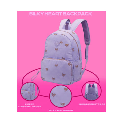 Quest Silky Heart Backpack Lilac