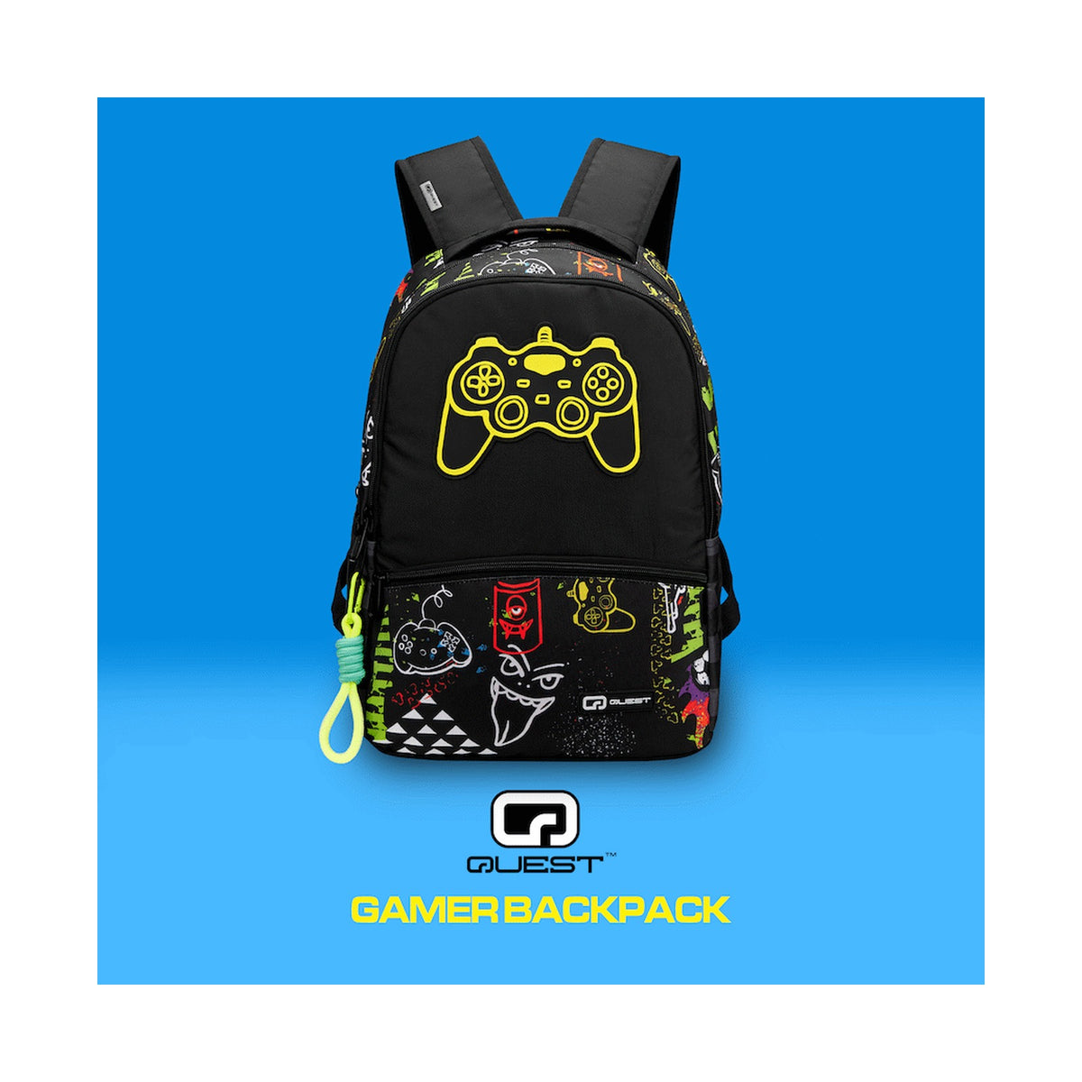 Quest Gamer Backpack Black