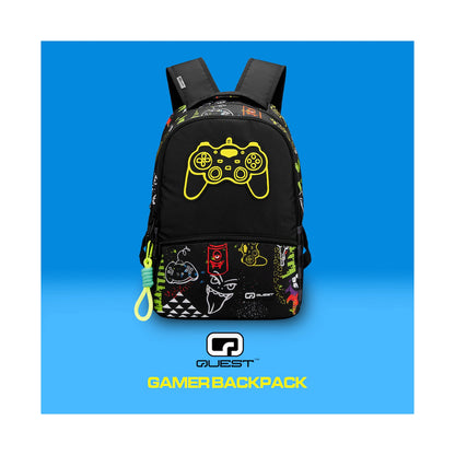 Quest Gamer Backpack Black