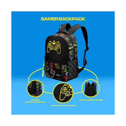 Quest Gamer Backpack Black