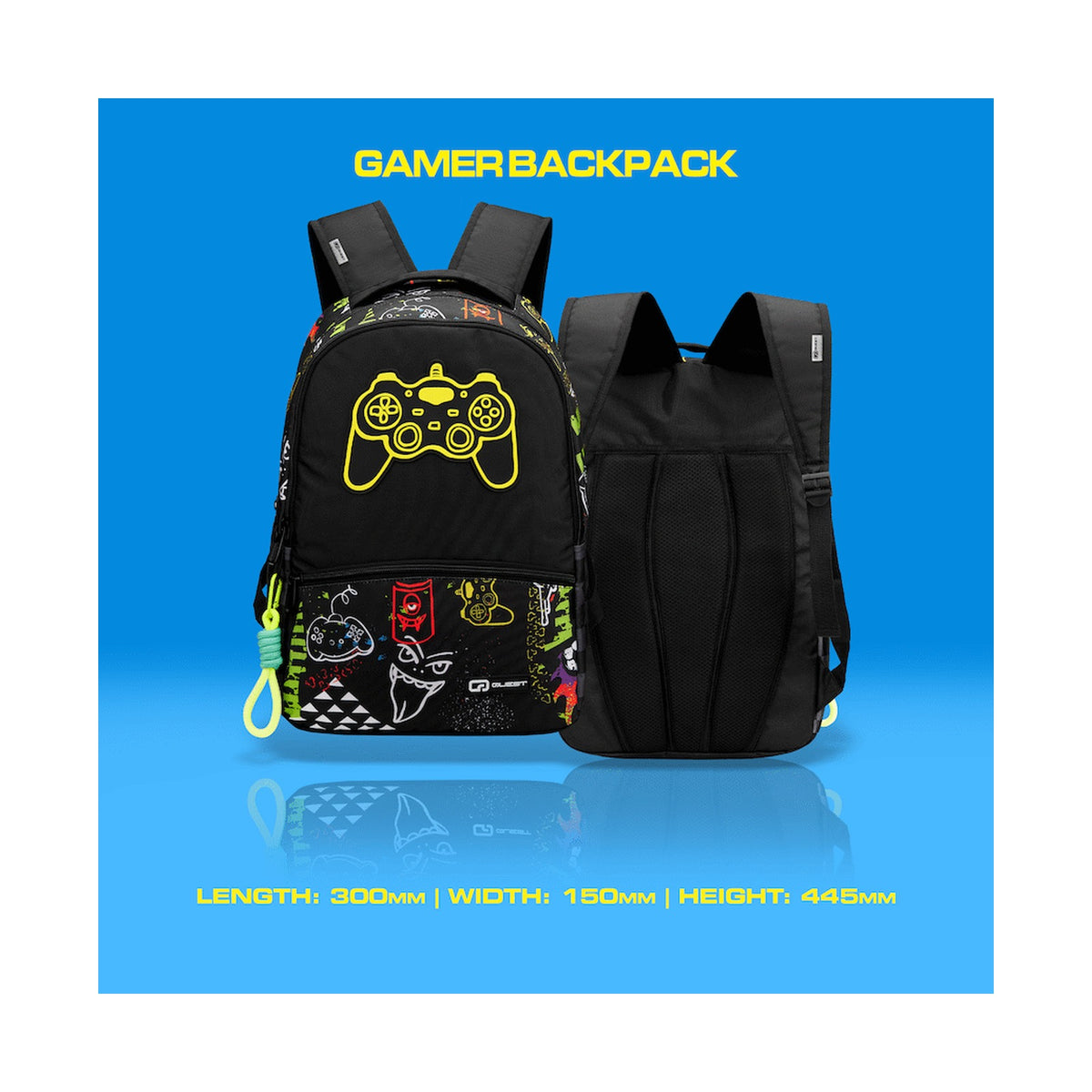 Quest Gamer Backpack Black