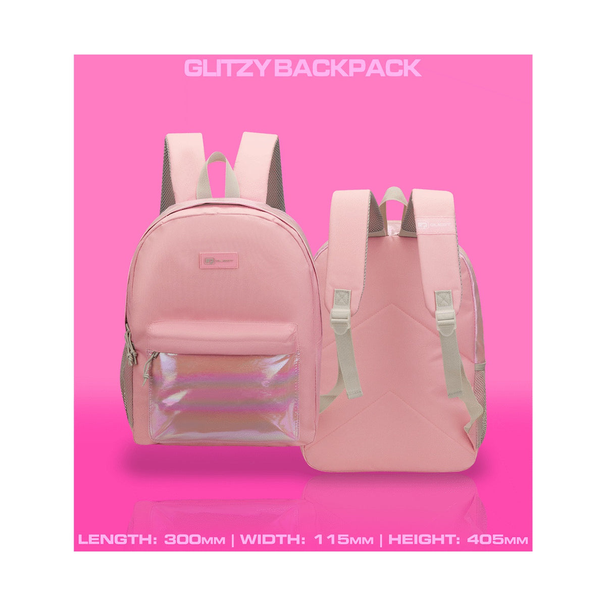 Quest Glitzy Backpack Pink
