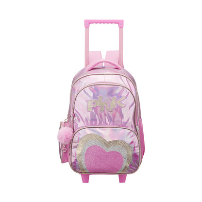 Quest Mirror-Glitz Trolley Backpack - Pink