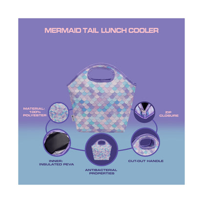 Quest Mermaid Tail Lunch Bag Lilac