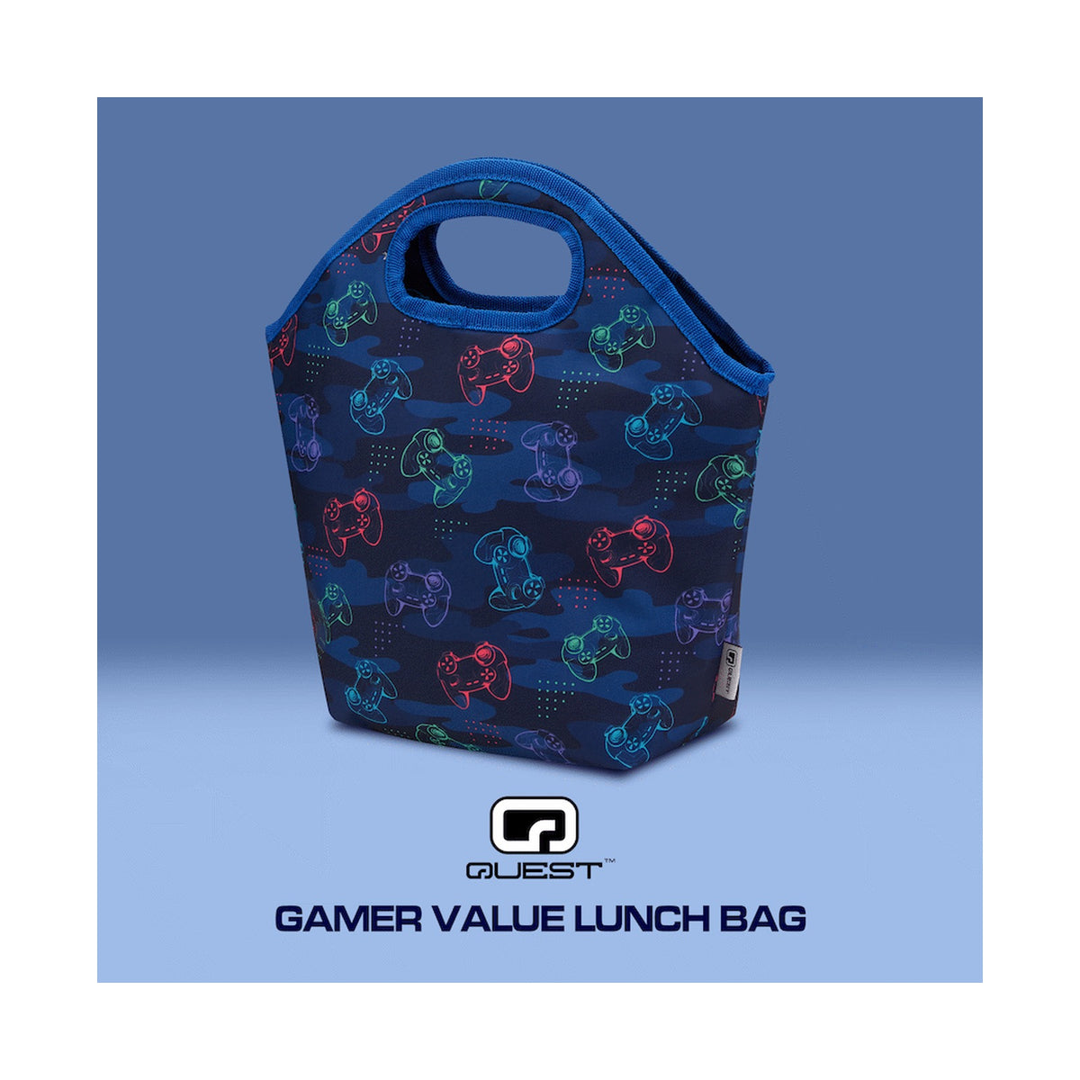 Quest Gamer Lunch Bag Navy