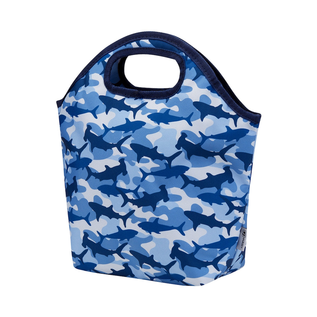 Quest Shark Cammo Lunch Bag Blue