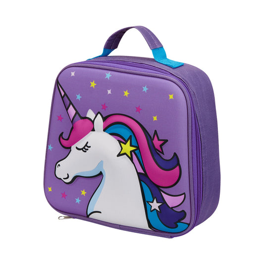 Quest Unicorn 3D EVA Lunch Bag Purple