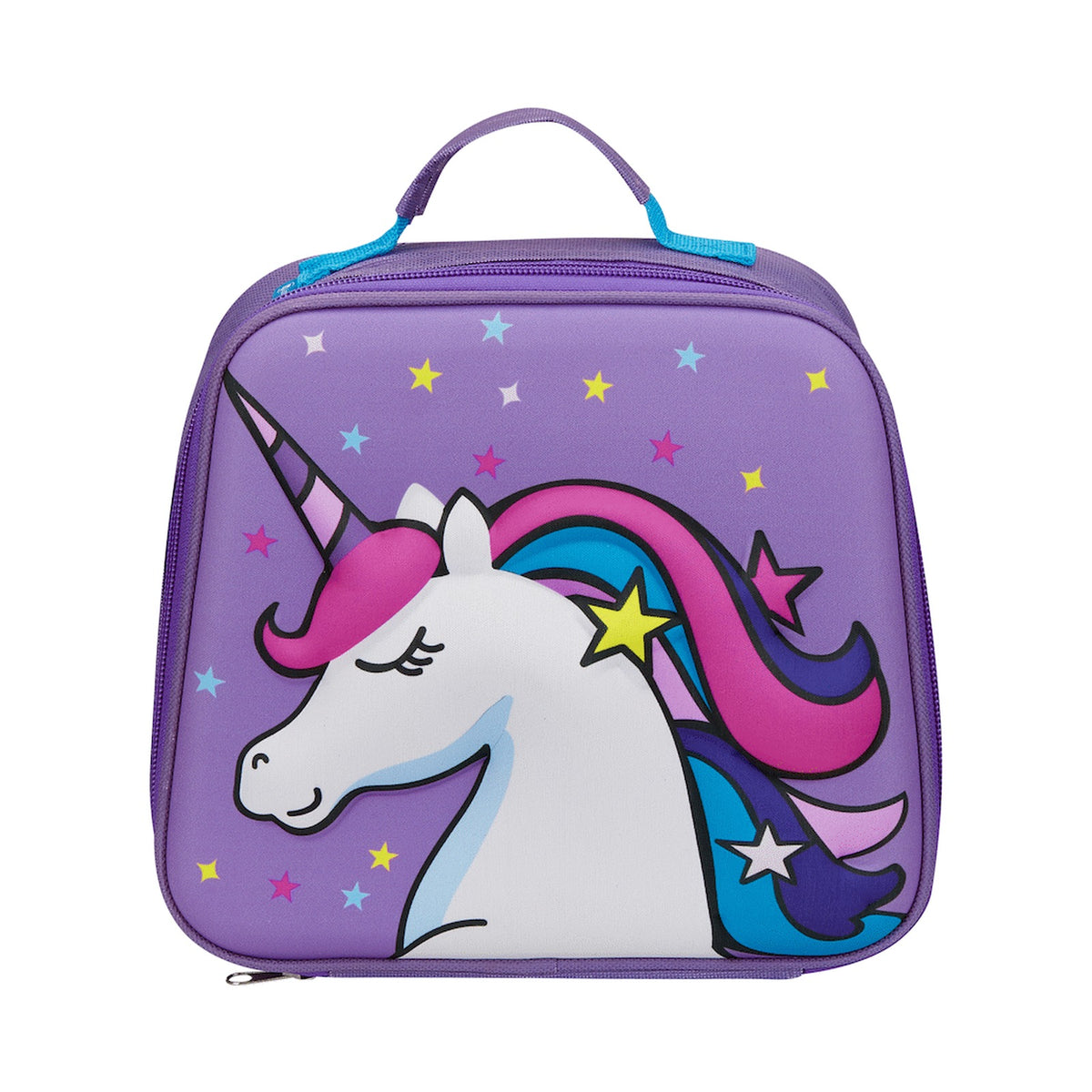 Quest Unicorn 3D EVA Lunch Bag Purple