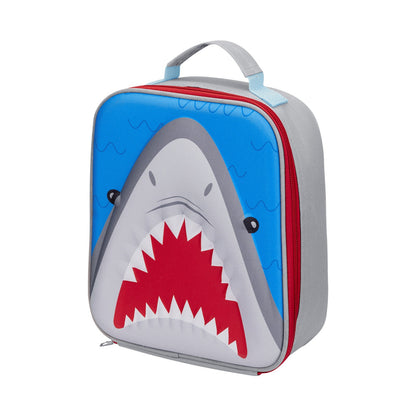 Quest Shark 3D EVA Lunch Bag - Grey