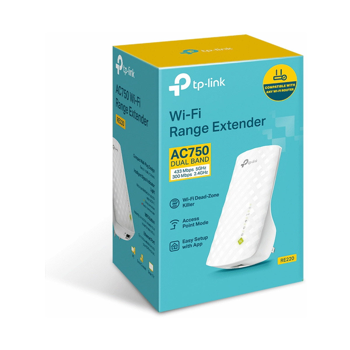 TP-Link RE220 AC750 Wi-Fi Range Extender