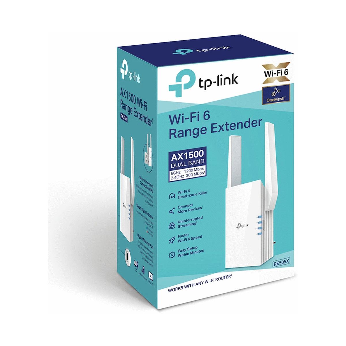 TP-Link RE505X AX1500 Wi-Fi 6 Range Extender