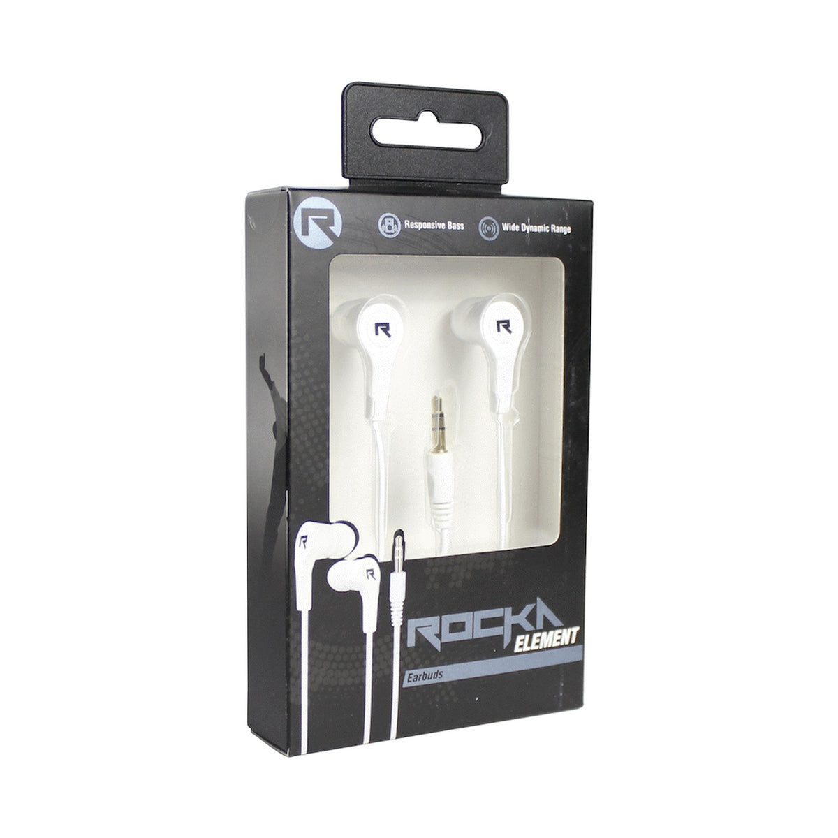 Rocka Elements Earbuds - White