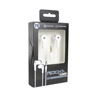Rocka Elements Earbuds - White