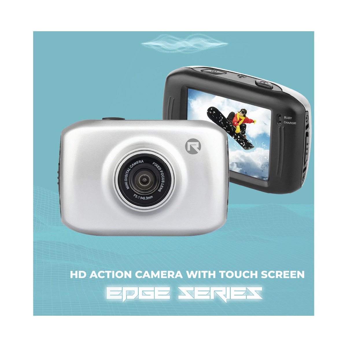 Rocka Edge Series HD Action Camera - Silver