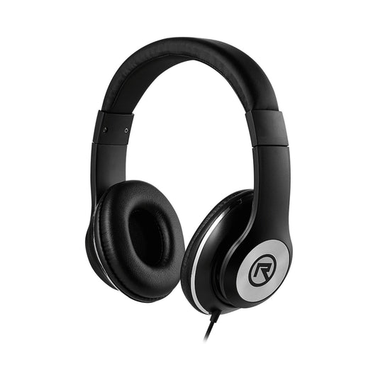 Rocka Cortex series Aux Headphones - Black