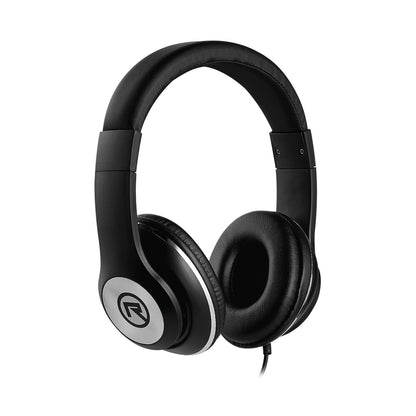 Rocka Cortex series Aux Headphones - Black