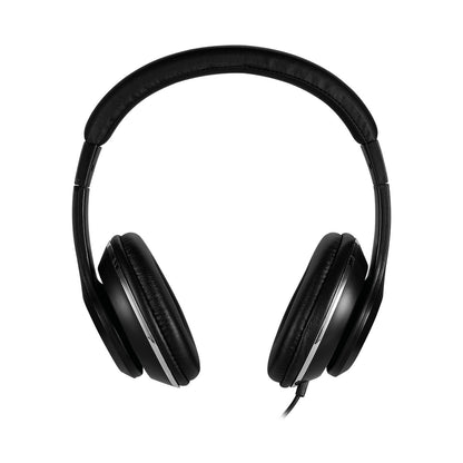 Rocka Cortex series Aux Headphones - Black