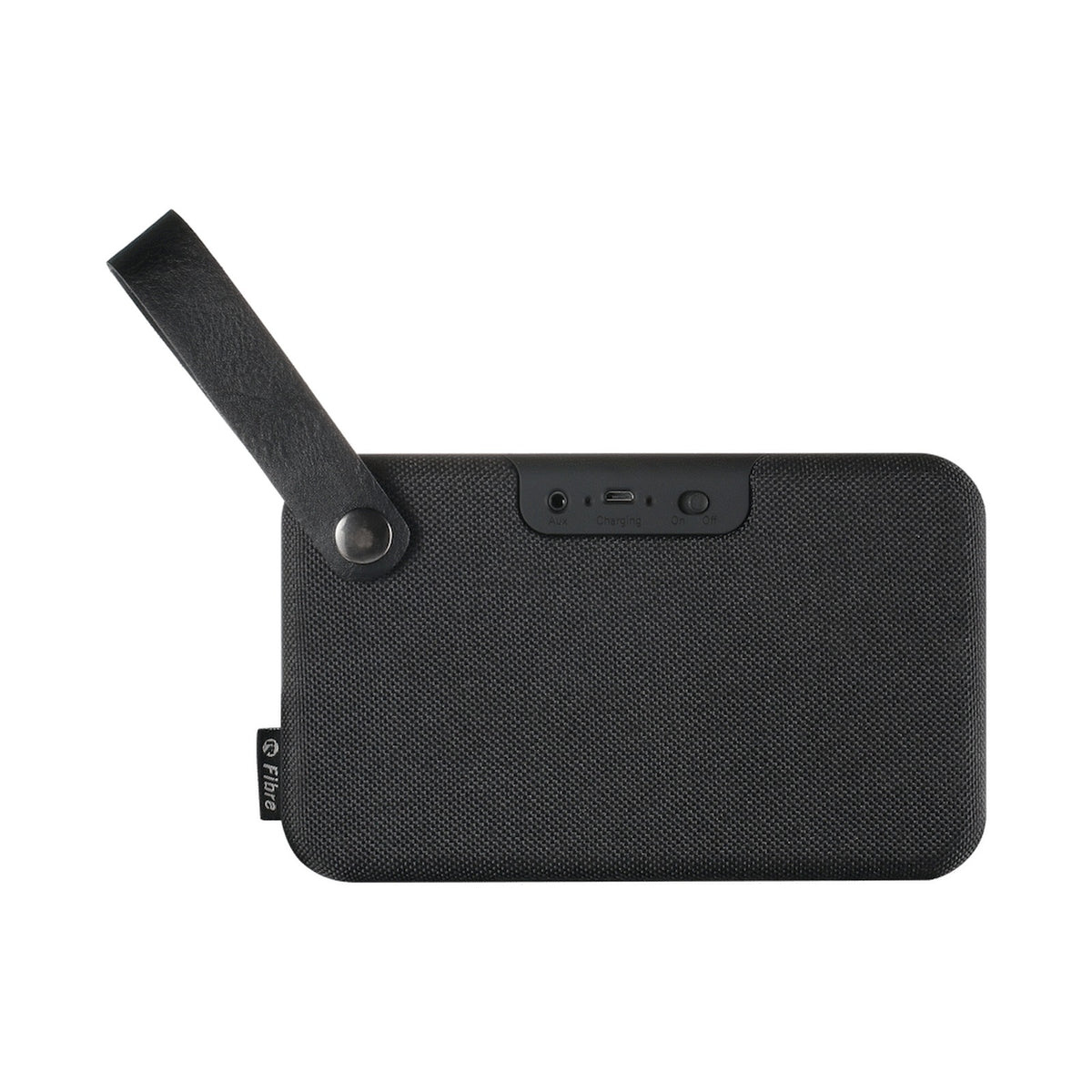 Rocka Fibre Series Bluetooth Speaker with Fabric Trim - Black