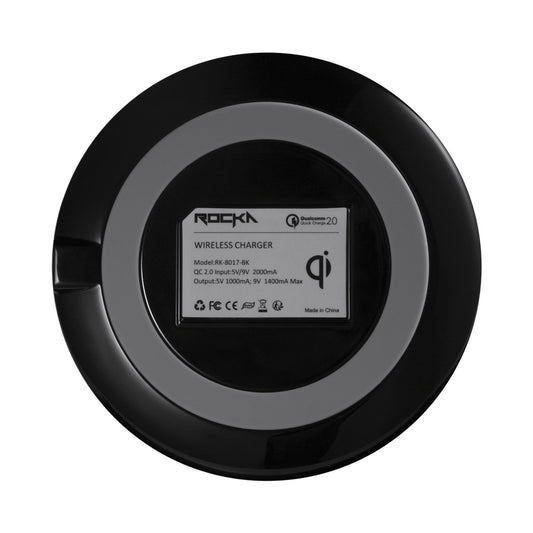 Rocka Liberty Series Qi Wireless Phone Charger - Black