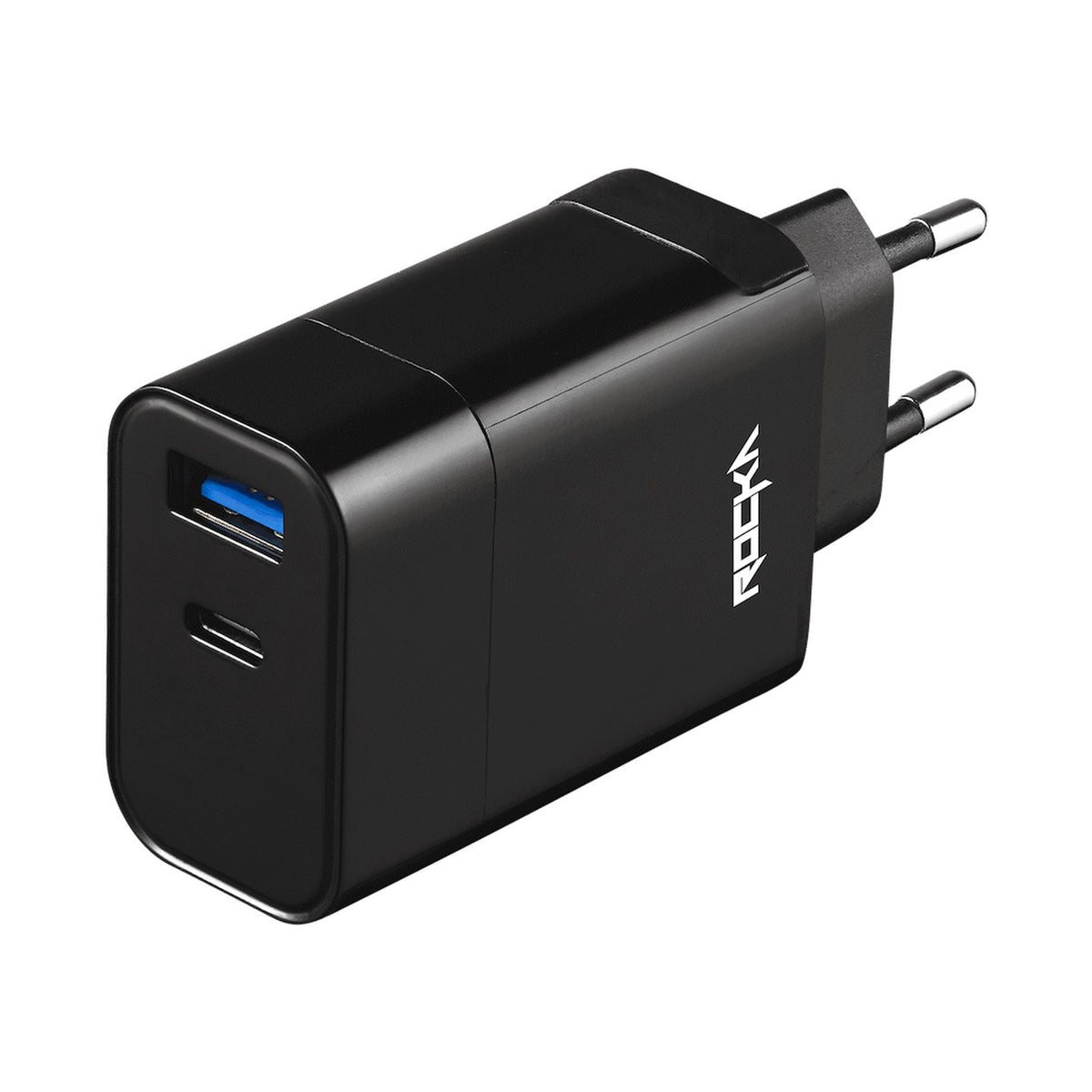 Rocka Rapid Series QC3.0 + PD Wall Charger, 18w, with Cable