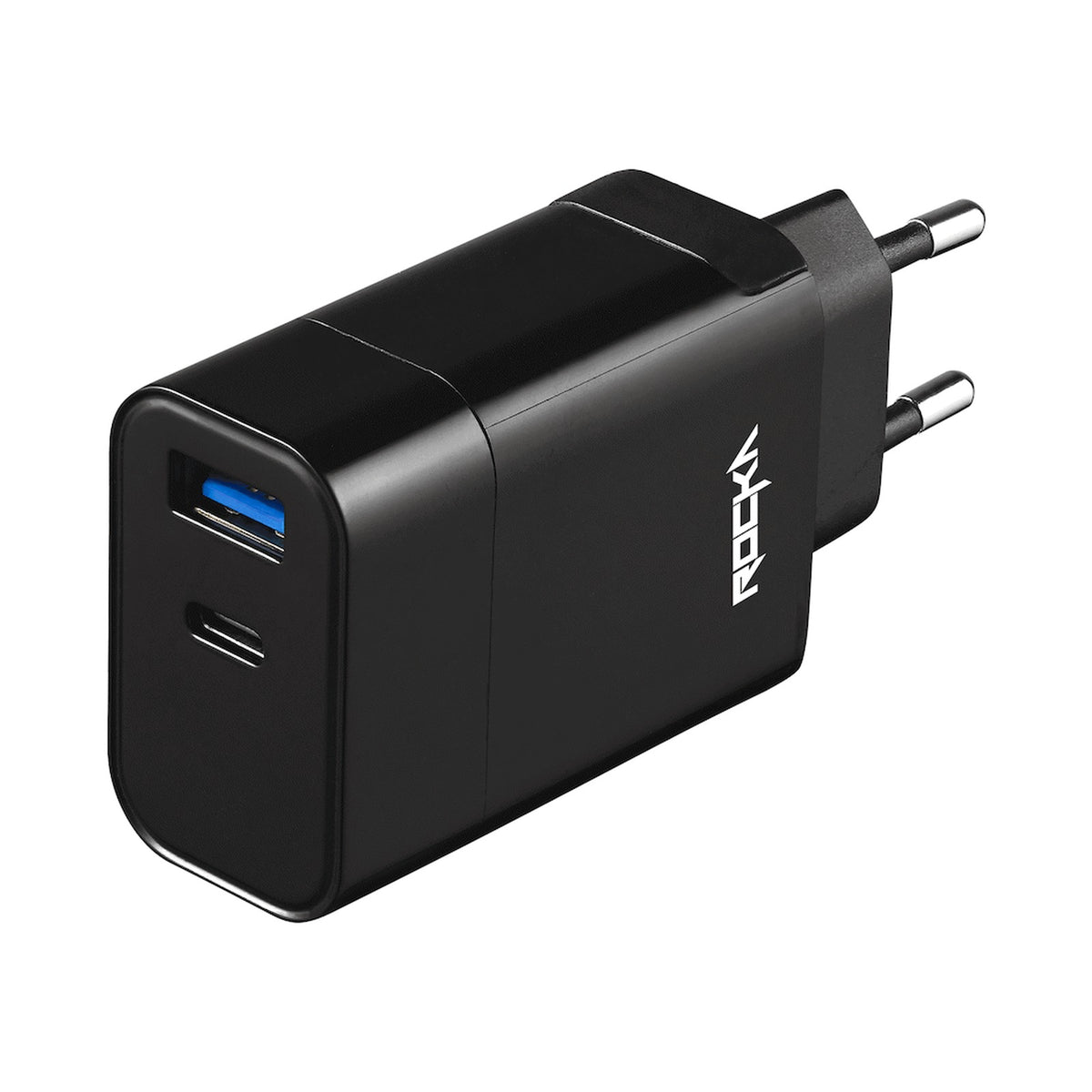 Rocka Rapid Series QC3.0 + PD Wall Charger, 18w, with Cable