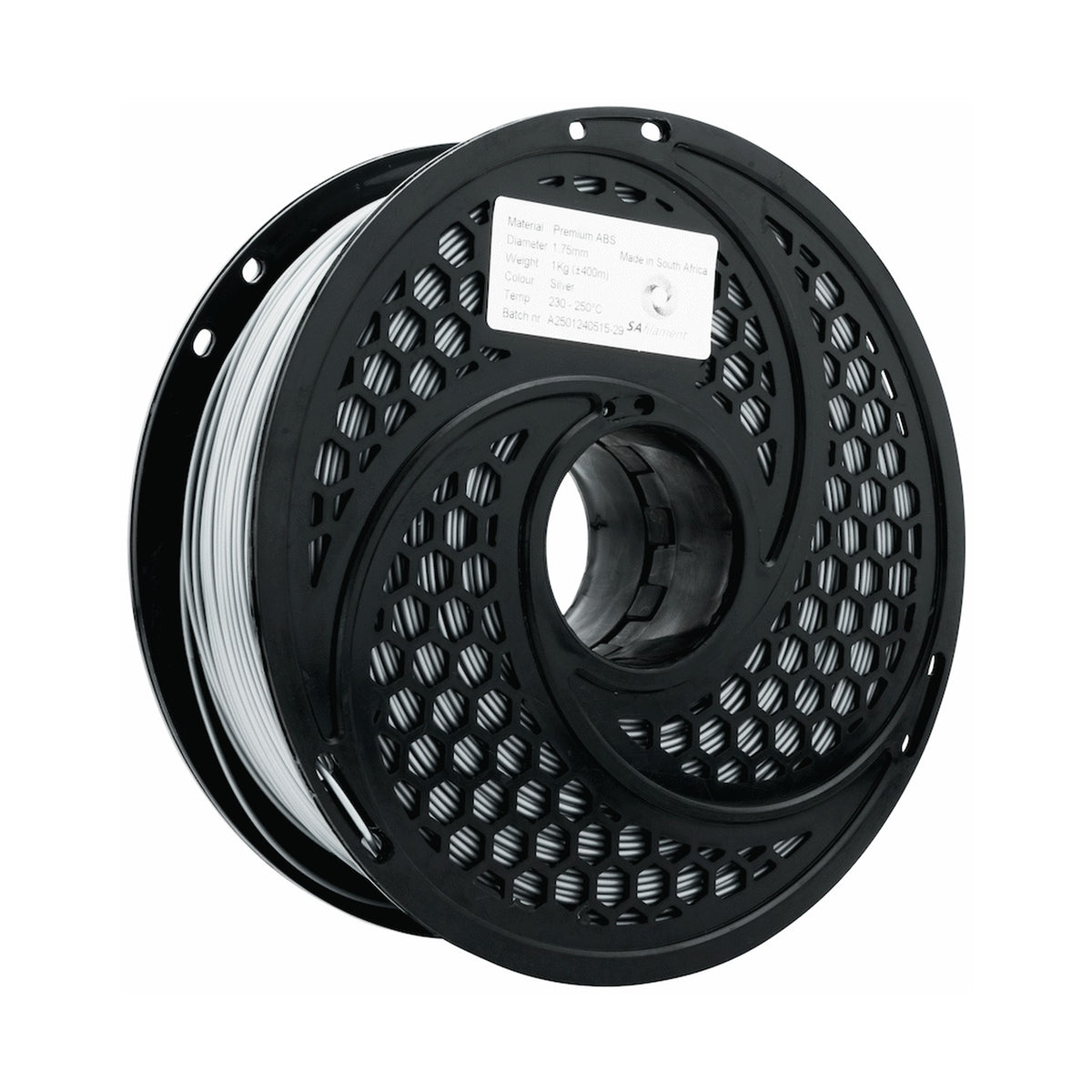 SA Filament ABS Premium Filament 1kg - Silver