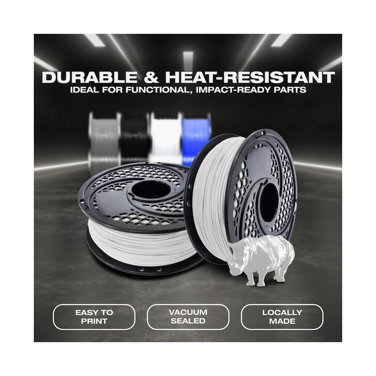 SA Filament ABS Premium Filament 1kg - Silver