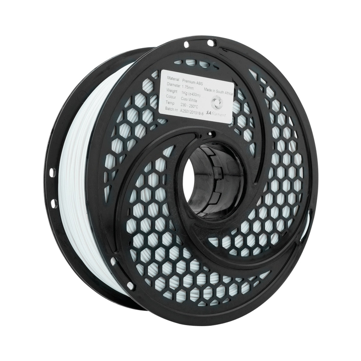 SA Filament ABS Premium Filament 1kg - Cool White