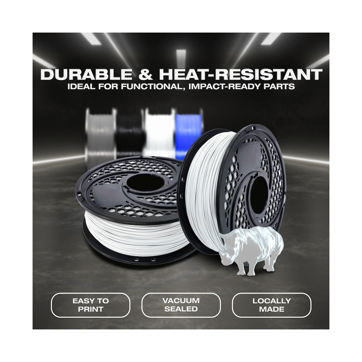 SA Filament ABS Premium Filament 1kg - Cool White