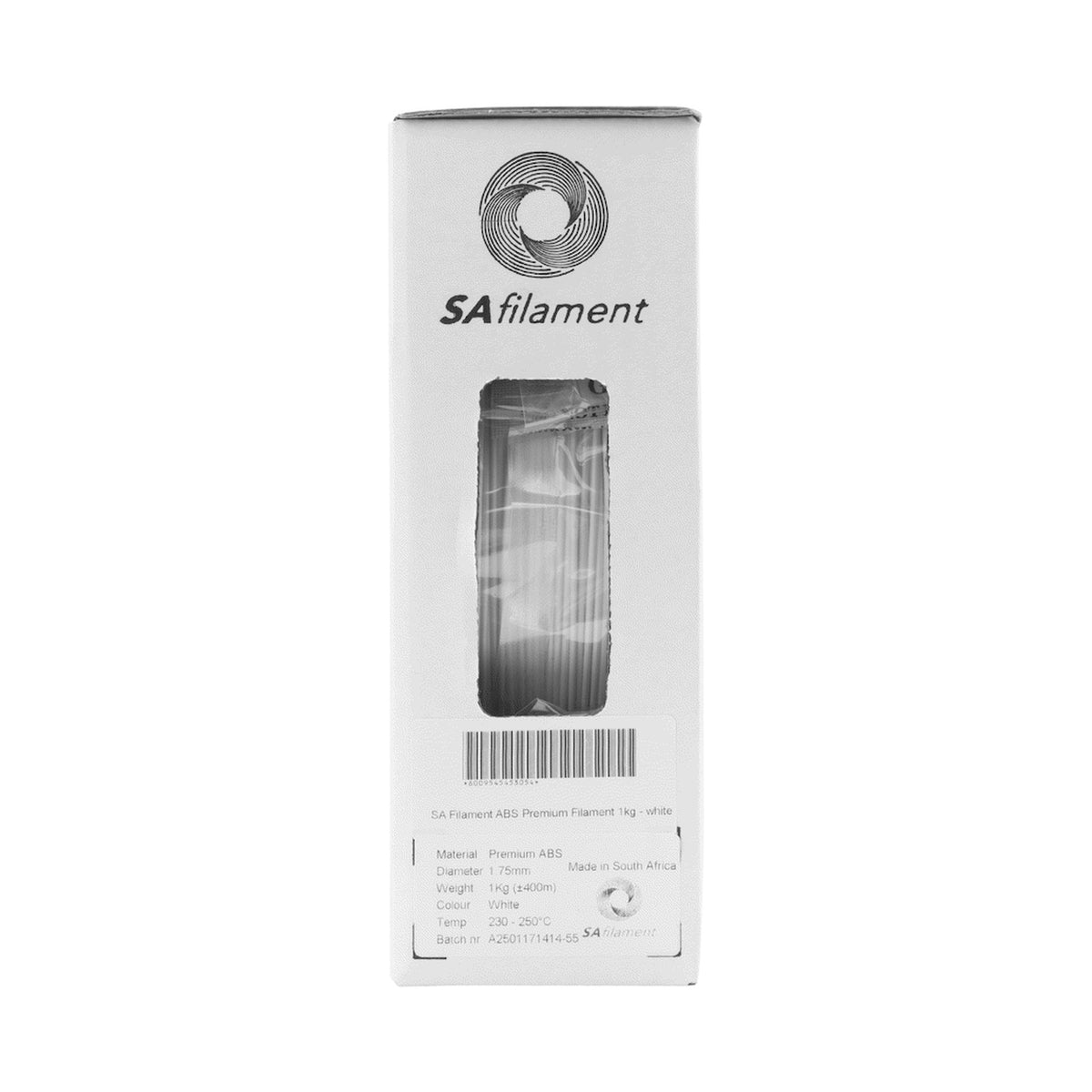 SA Filament ABS Premium Filament 1kg - White