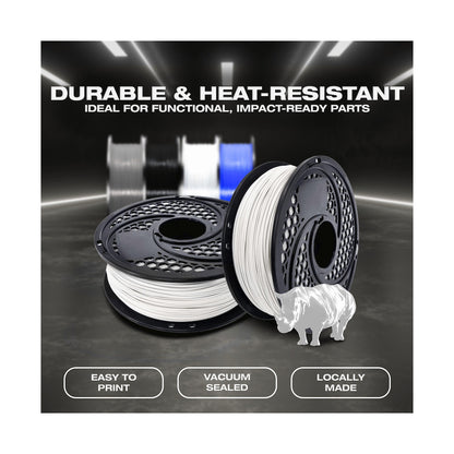 SA Filament ABS Premium Filament 1kg - White