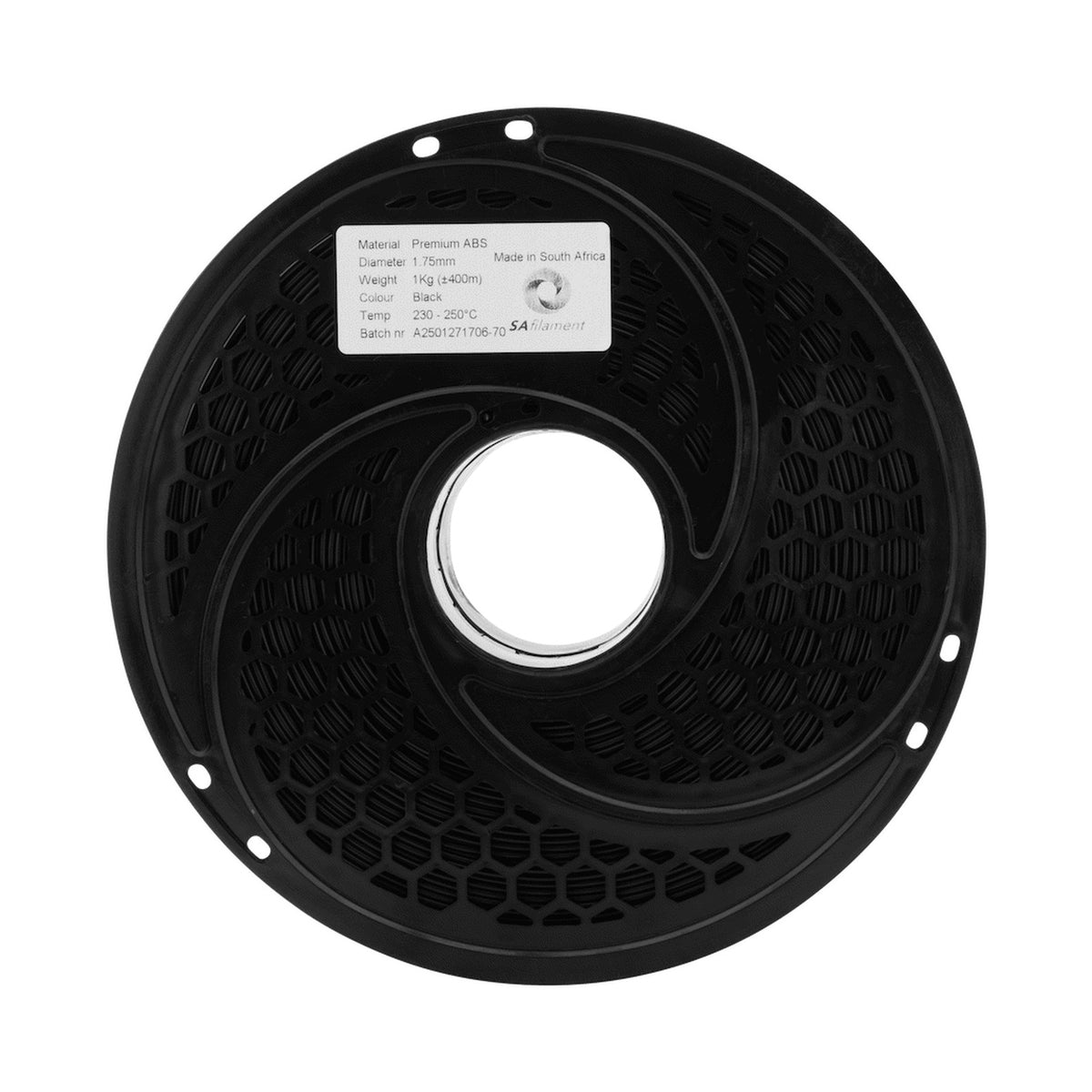 SA Filament ABS Premium Filament 1kg - Black