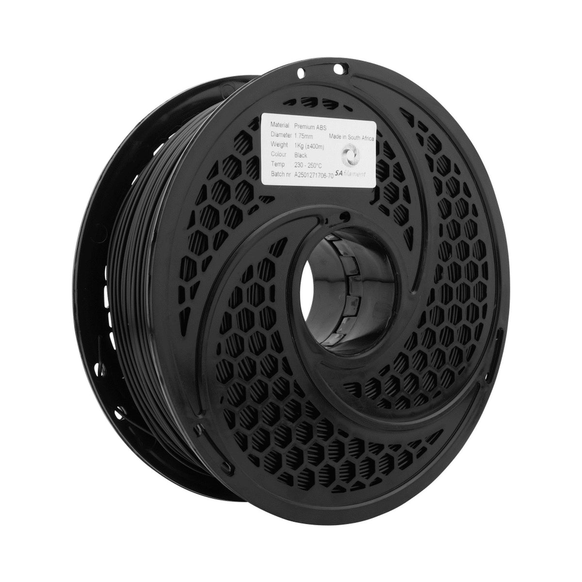 SA Filament ABS Premium Filament 1kg - Black