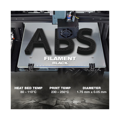 SA Filament ABS Premium Filament 1kg - Black