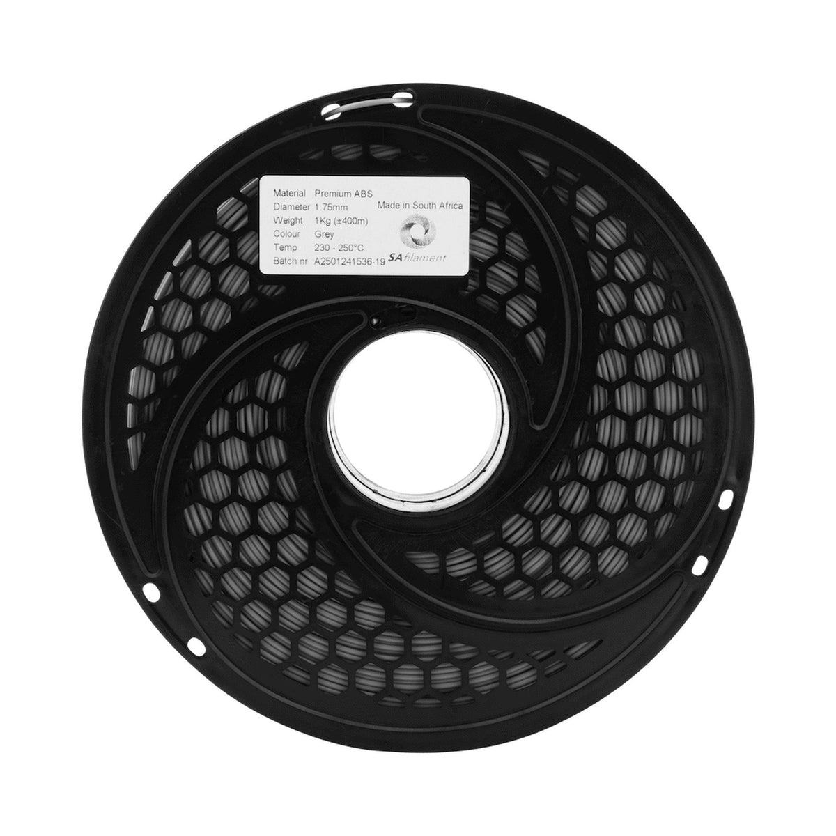 SA Filament ABS Premium Filament 1kg - Grey