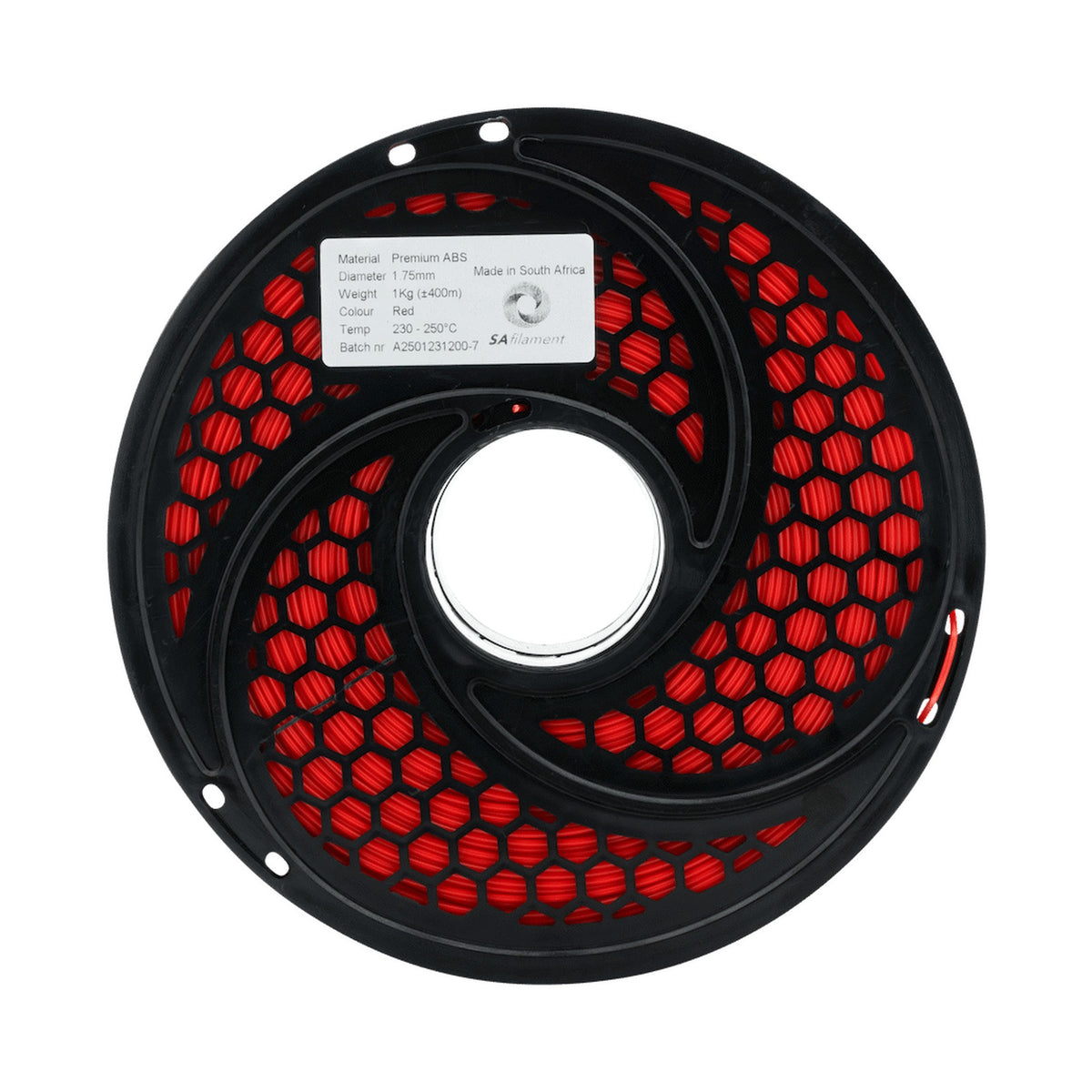 SA Filament ABS Premium Filament 1kg - Red