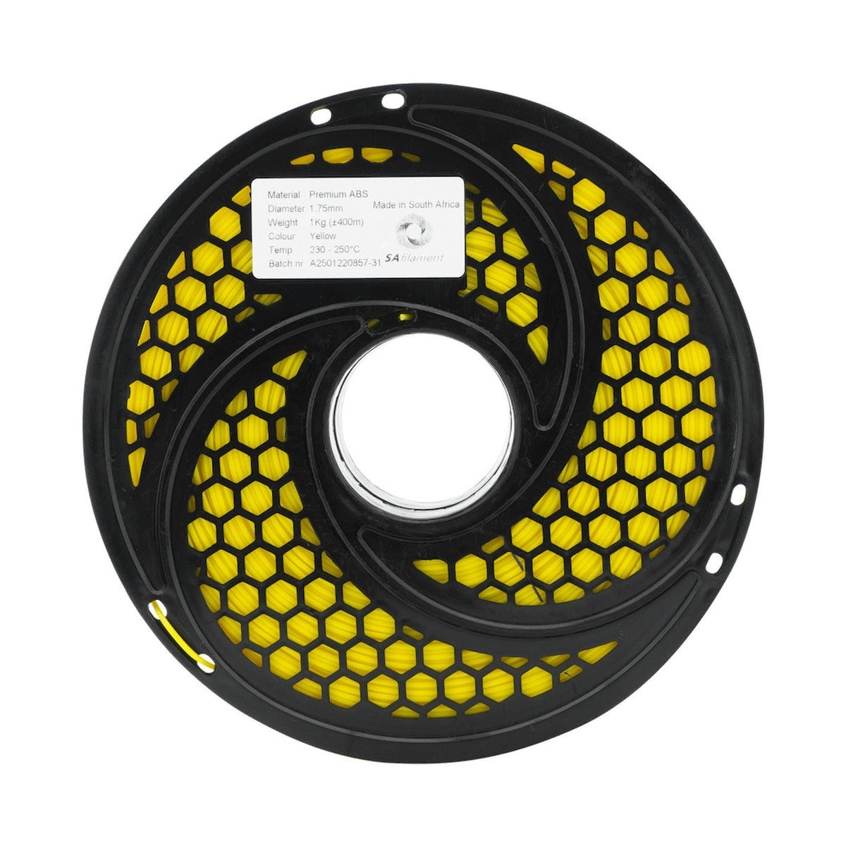 SA Filament ABS Premium Filament 1kg - Yellow
