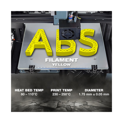 SA Filament ABS Premium Filament 1kg - Yellow