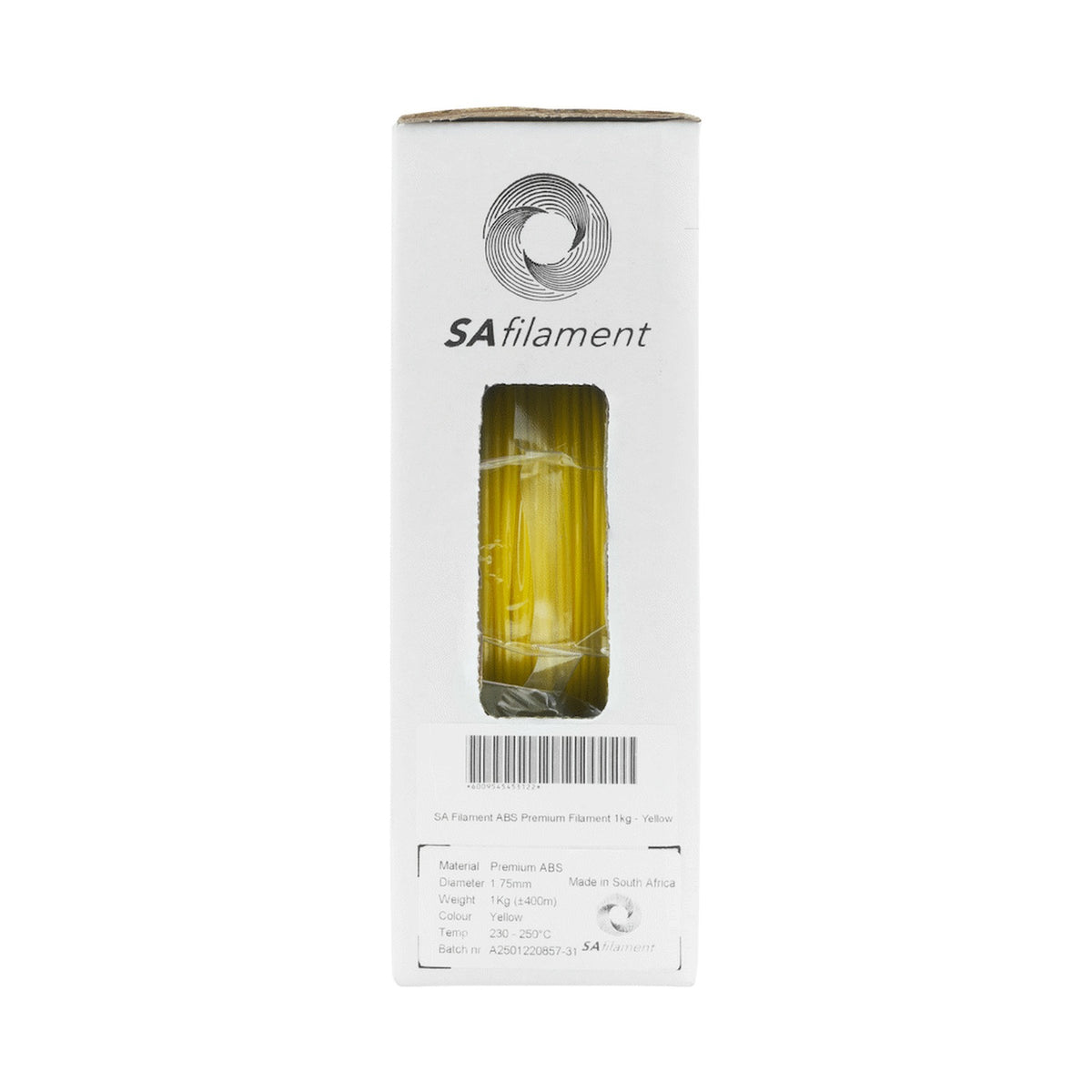 SA Filament ABS Premium Filament 1kg - Yellow