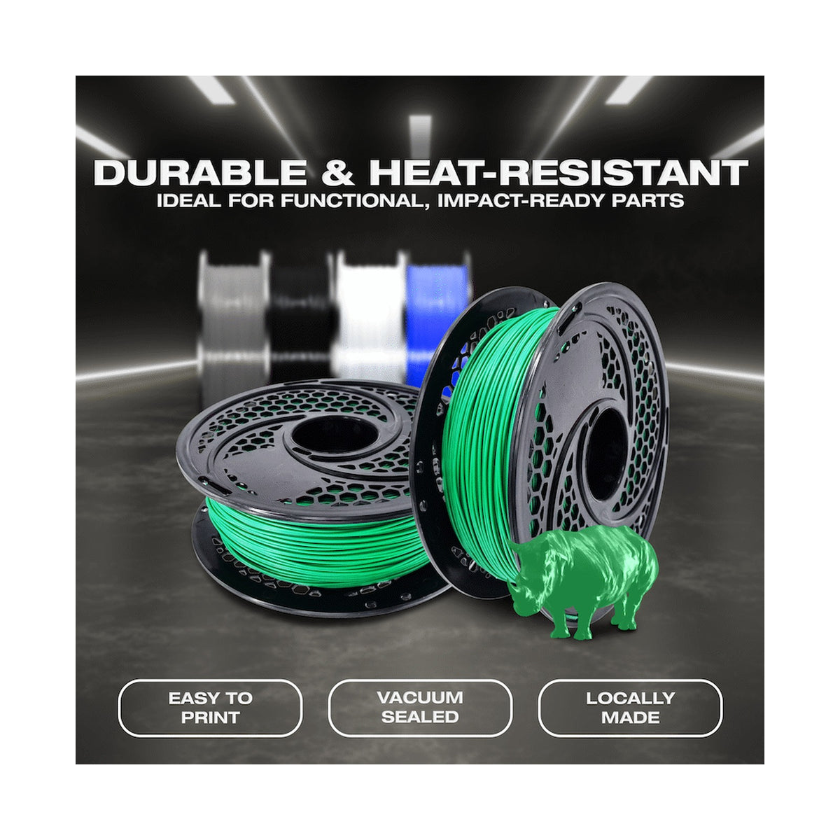 SA Filament ABS Premium Filament 1kg - Green