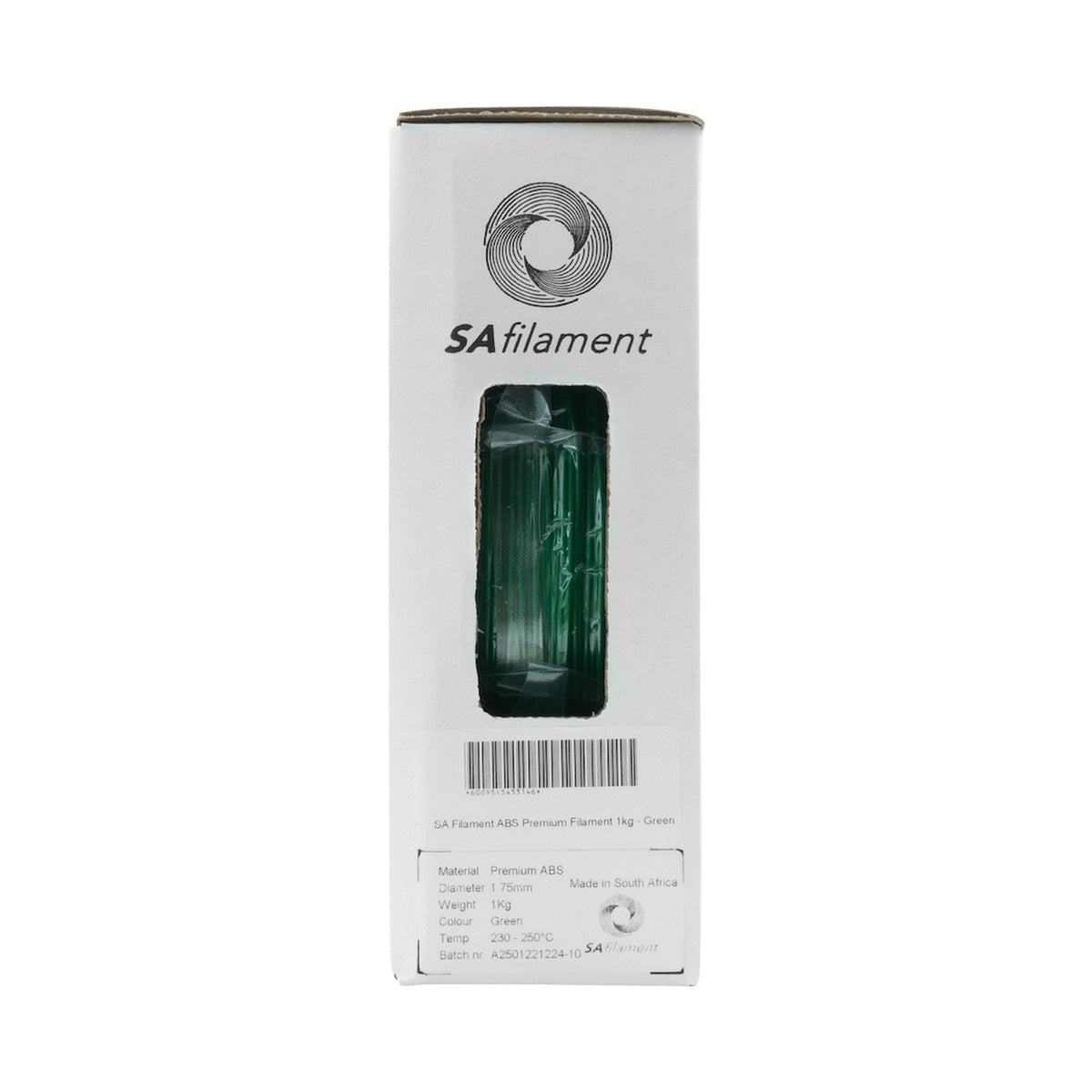SA Filament ABS Premium Filament 1kg - Green