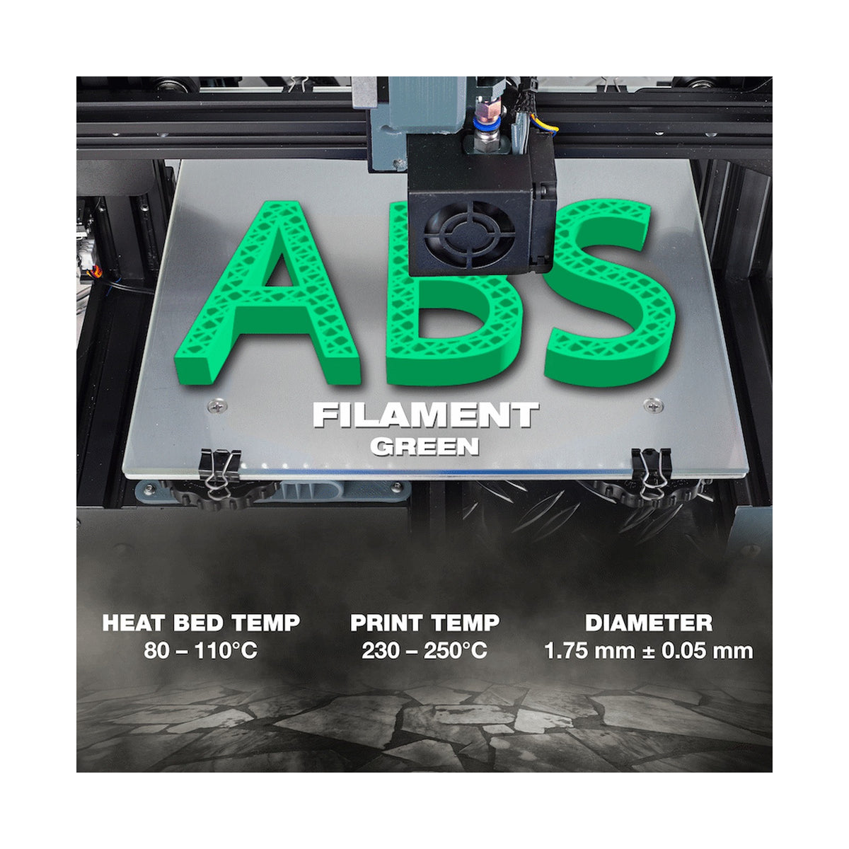 SA Filament ABS Premium Filament 1kg - Green
