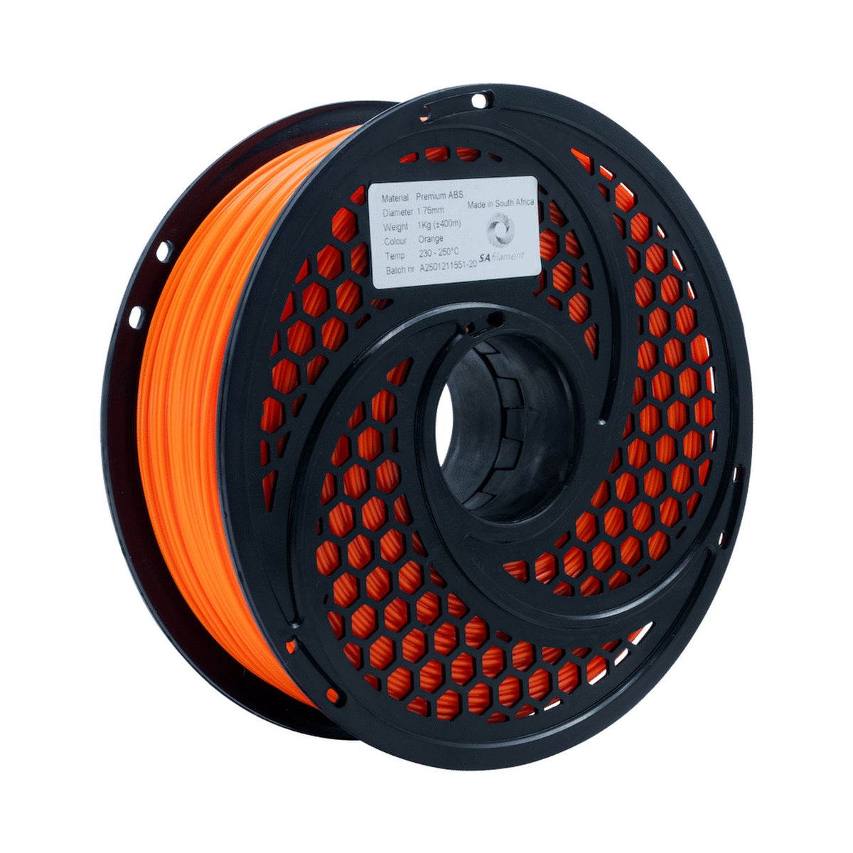 SA Filament ABS Premium Filament 1kg - Orange