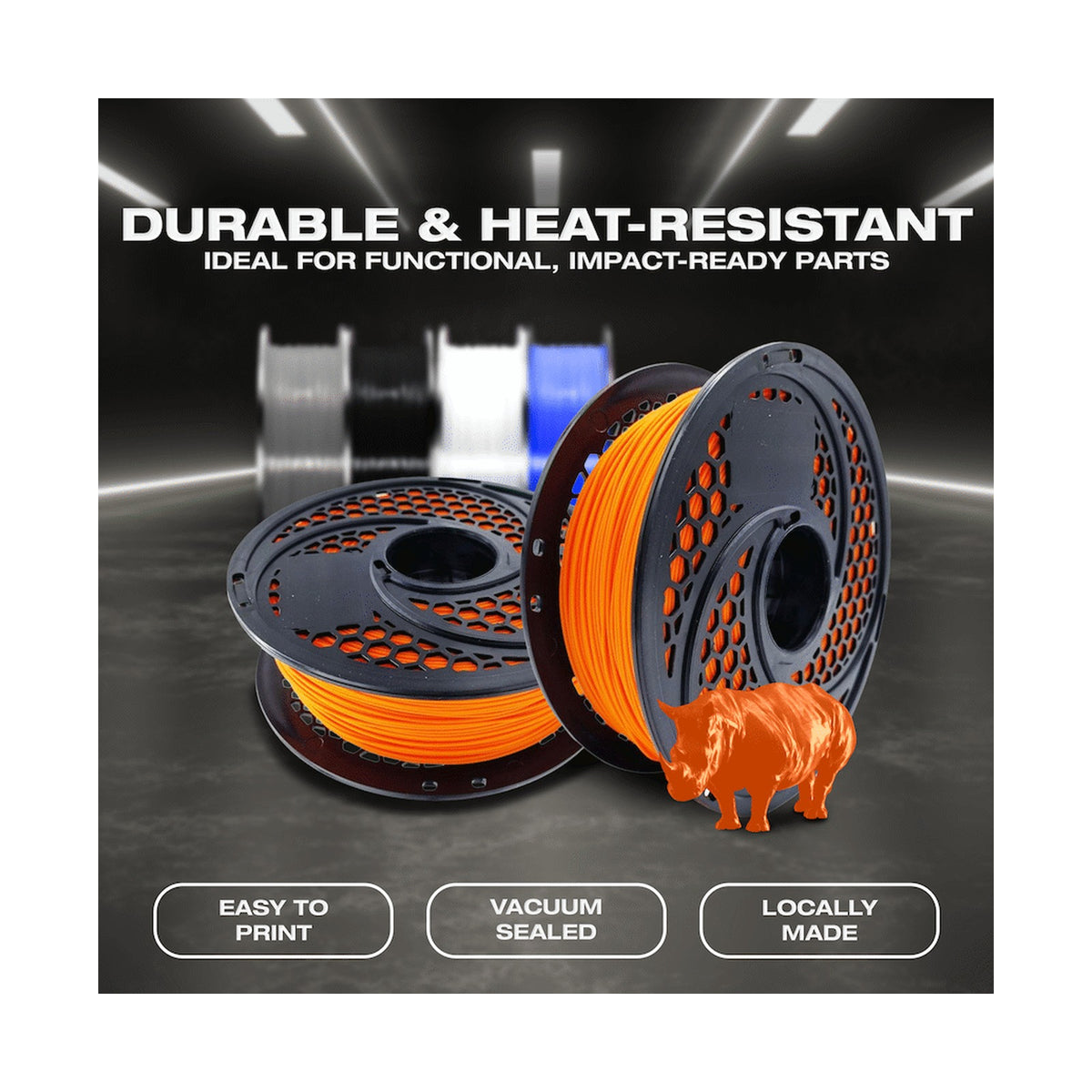 SA Filament ABS Premium Filament 1kg - Orange