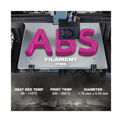 SA Filament ABS Premium Filament 1kg - Pink